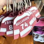 Hockey bag tags, keychain